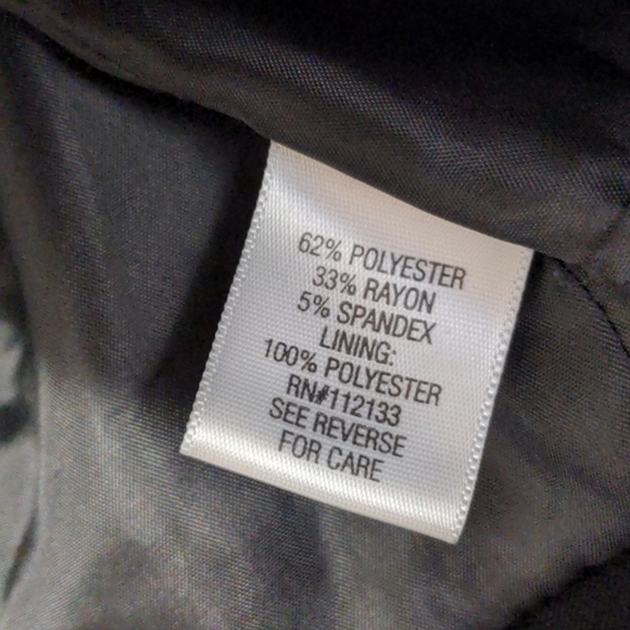 Apt 9 stretch jacket 12 black two button - Picture 6 of 8